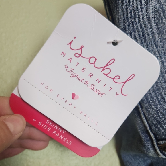 NWT - Isabel Maternity Distressed Jeans Size 14 - Picture 3 of 7